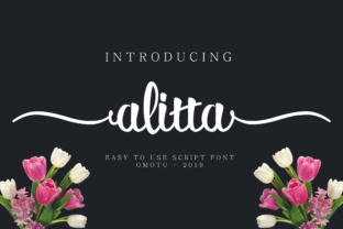 Alitta: A Script Font for Elegant Branding