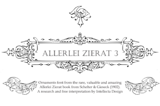 Allerlei Zierat 3 Font