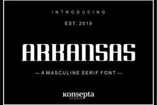 Arkansas Font: A Bold Serif for Web Design