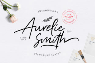 Aurelie Smith Font: Elegant Script for Digital Marketing