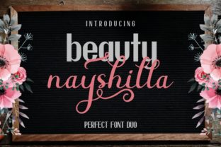 Beauty Nayshilla Duo – A Modern Font for Business