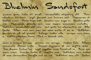 Bluelmin Sandsfort Font for Creative Projects