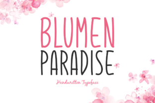 Blumen Paradise: A Font That Elevates Your Brand