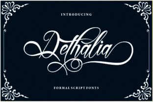 Dethalia: A Script Font for Elegant Web Design