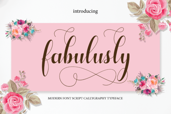 Fabulusly Font: Elegant Script for Digital Marketing