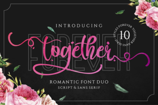 Forever Together Duo: A Romantic Font for Creative Projects