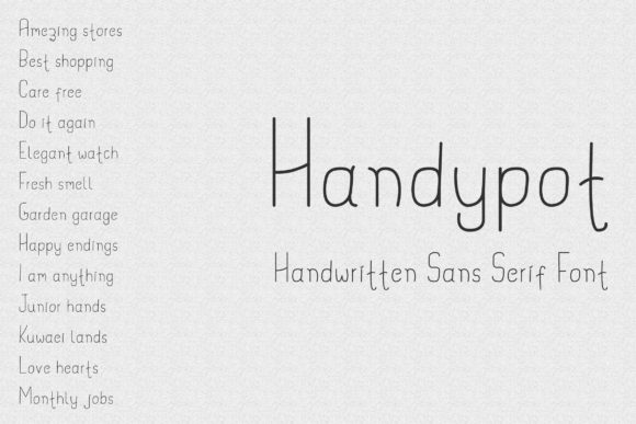 Handypot: A Playful Font for Polished Branding