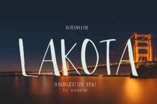 Lakota: A Handwritten Font for Creative Projects