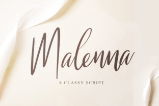 Malenna Script: A Stylish Handwriting for Branding