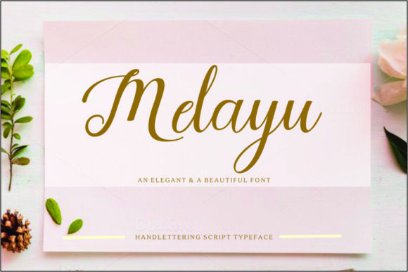 Melayu Script Font for Creative Projects