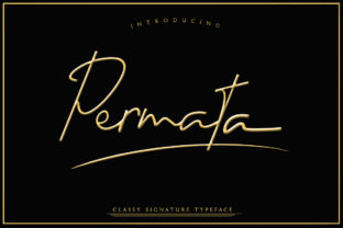 Permata: A Handwritten Font for Creative Projects