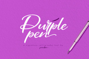 Purple Pen: A Script Handwritten Font Review