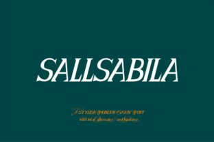 Sallsabila: A Modern Calligraphy Font