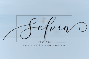 Selvia Duo: A Elegant Handwritten Typeface