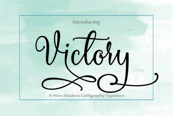 Victory: A Script Handwritten Font