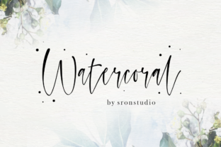 Watercoral Font: Elegant Script for Craft Projects